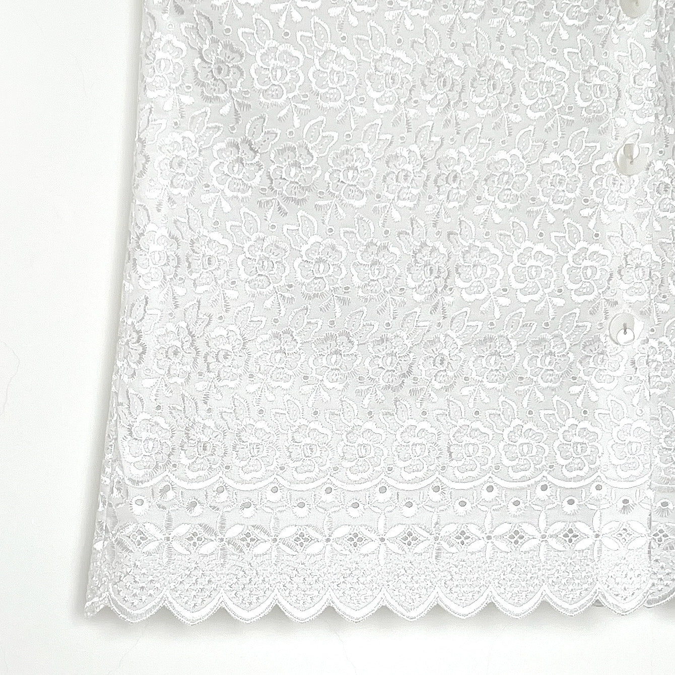 【B-13】レースホワイトブラウス