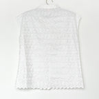 【B-13】レースホワイトブラウス