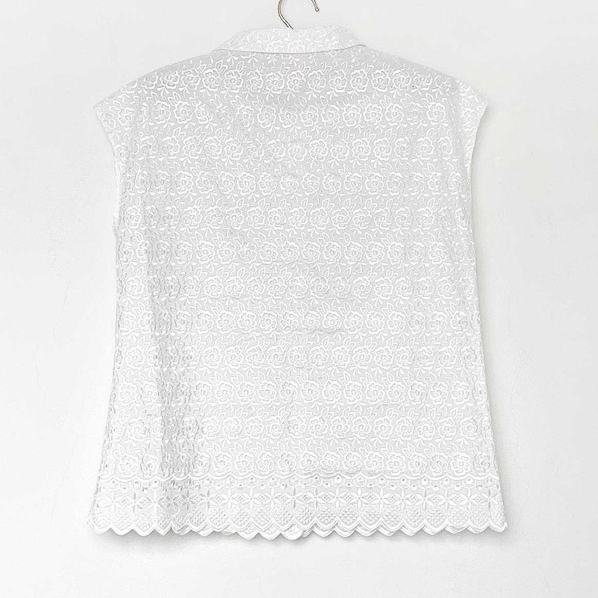 【B-13】レースホワイトブラウス