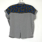 【B-21】ドット×ドットブラウス