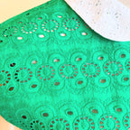 【B-13-G】グリーンレースコットン