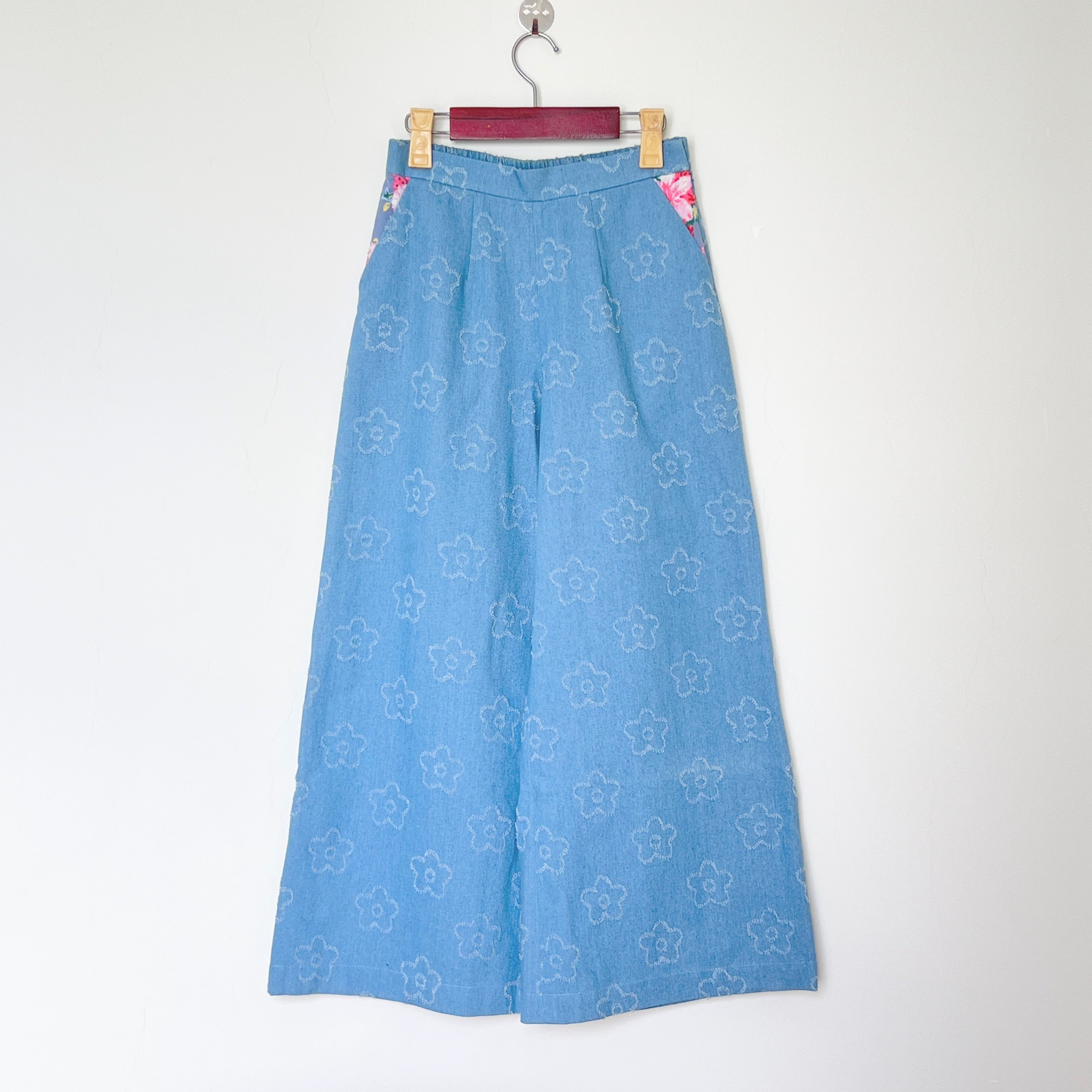 【P-4-J】フラワーデニム