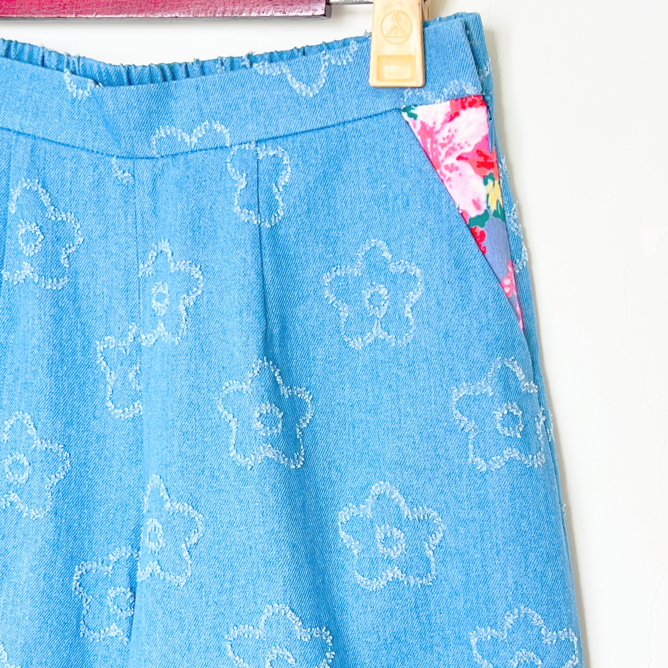 【P-4-J】フラワーデニム