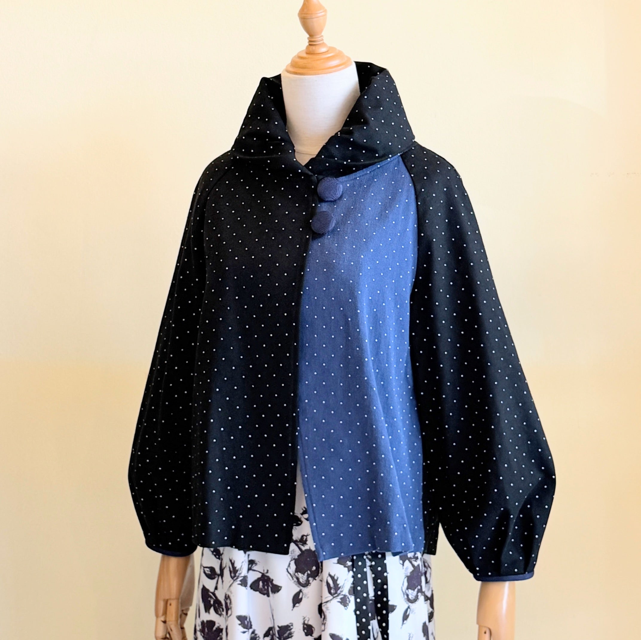 【JK-CL-J】ドットデニムジャケット