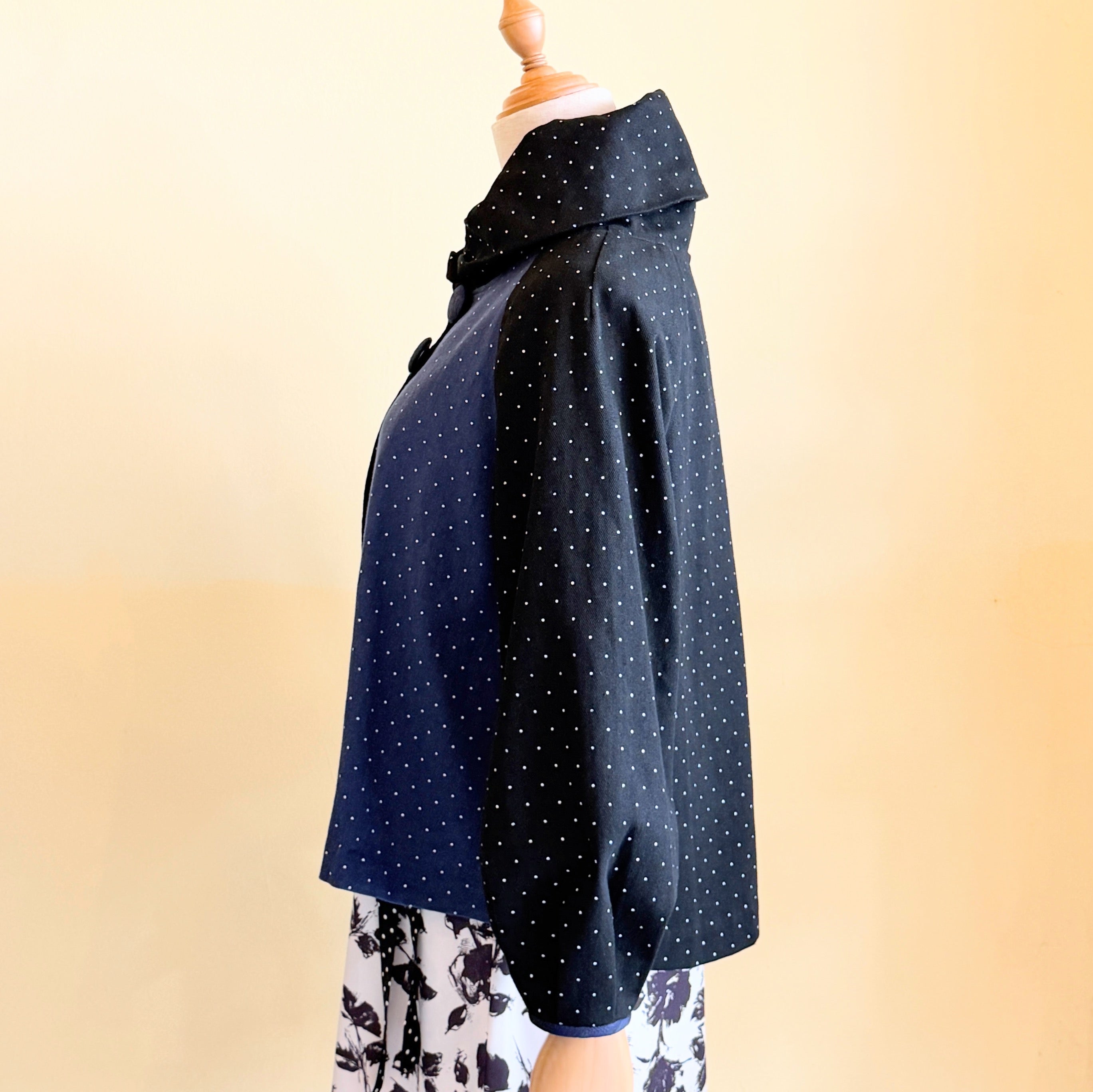 【JK-CL-J】ドットデニムジャケット