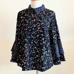 【B-26-B】フリル袖ブラウス