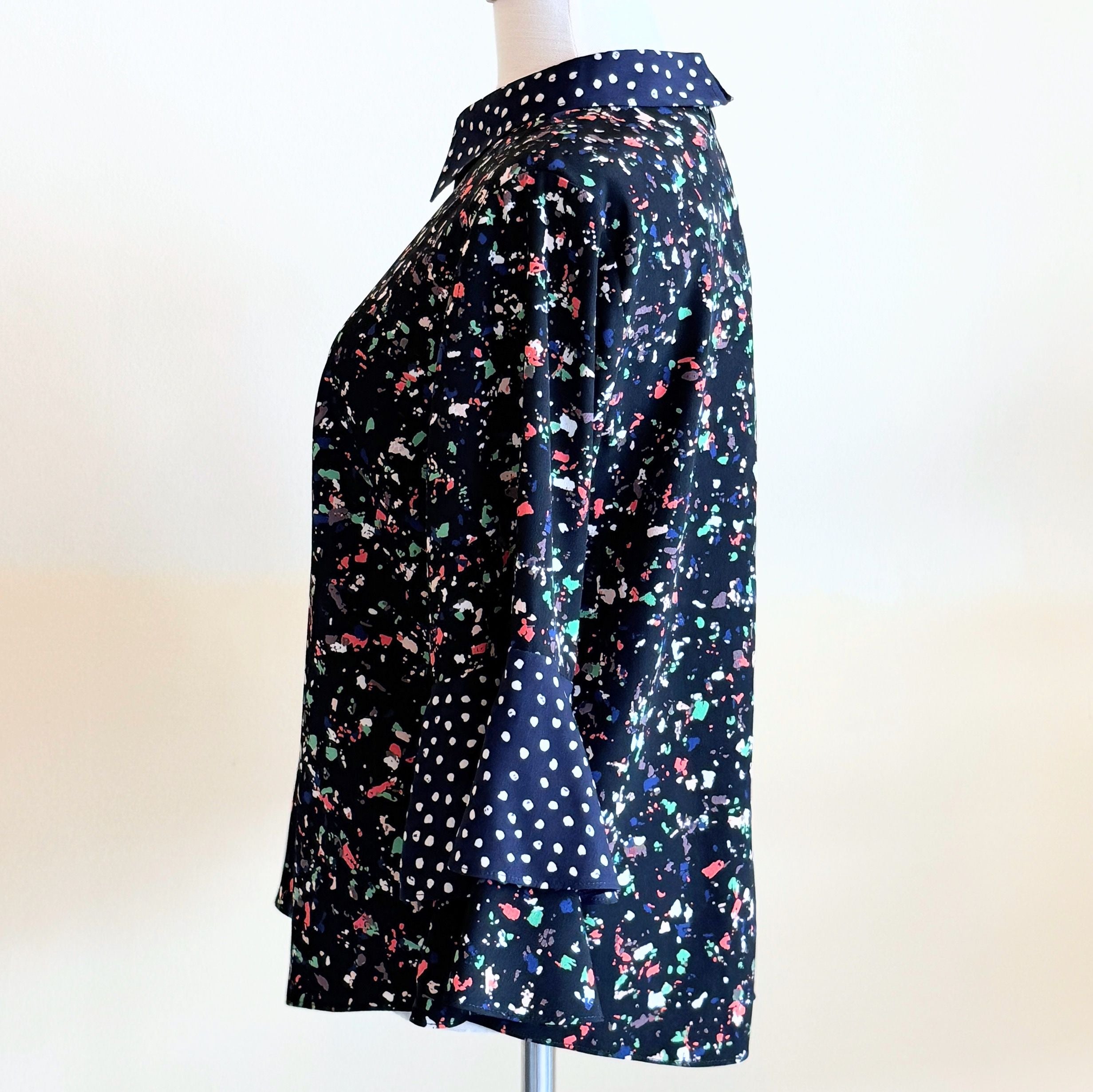 【B-26-B】フリル袖ブラウス