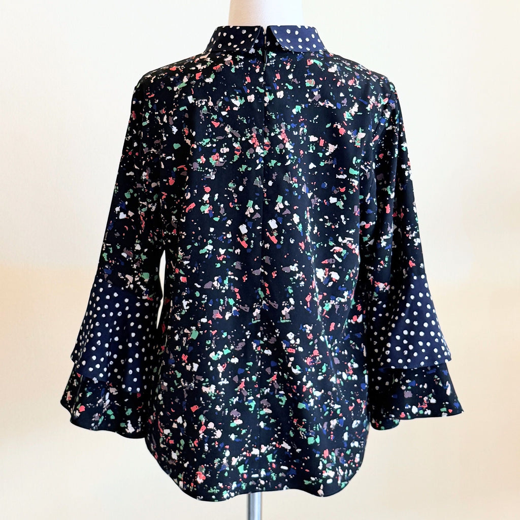 【B-26-B】フリル袖ブラウス