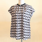 【B-4-BE】幾何学ベージュ