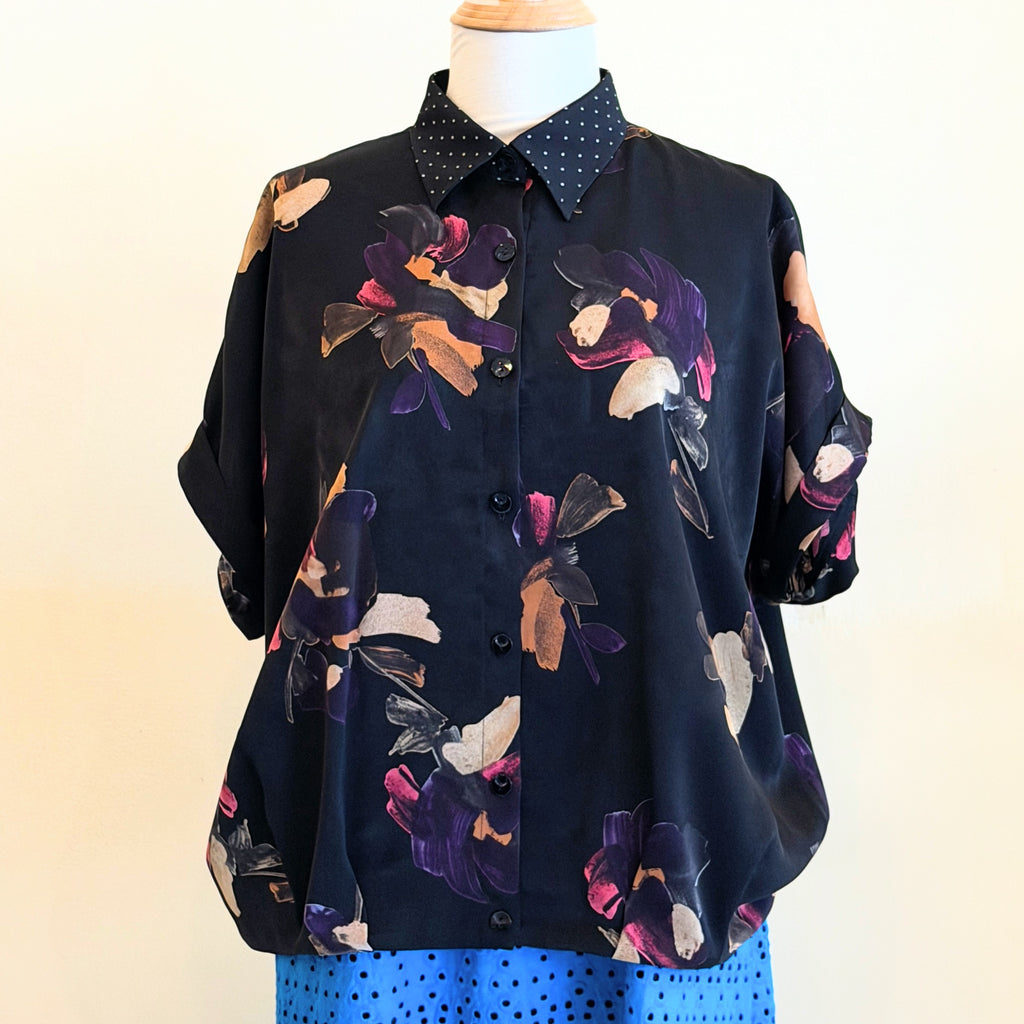 【B-3-D】ブラックフラワー