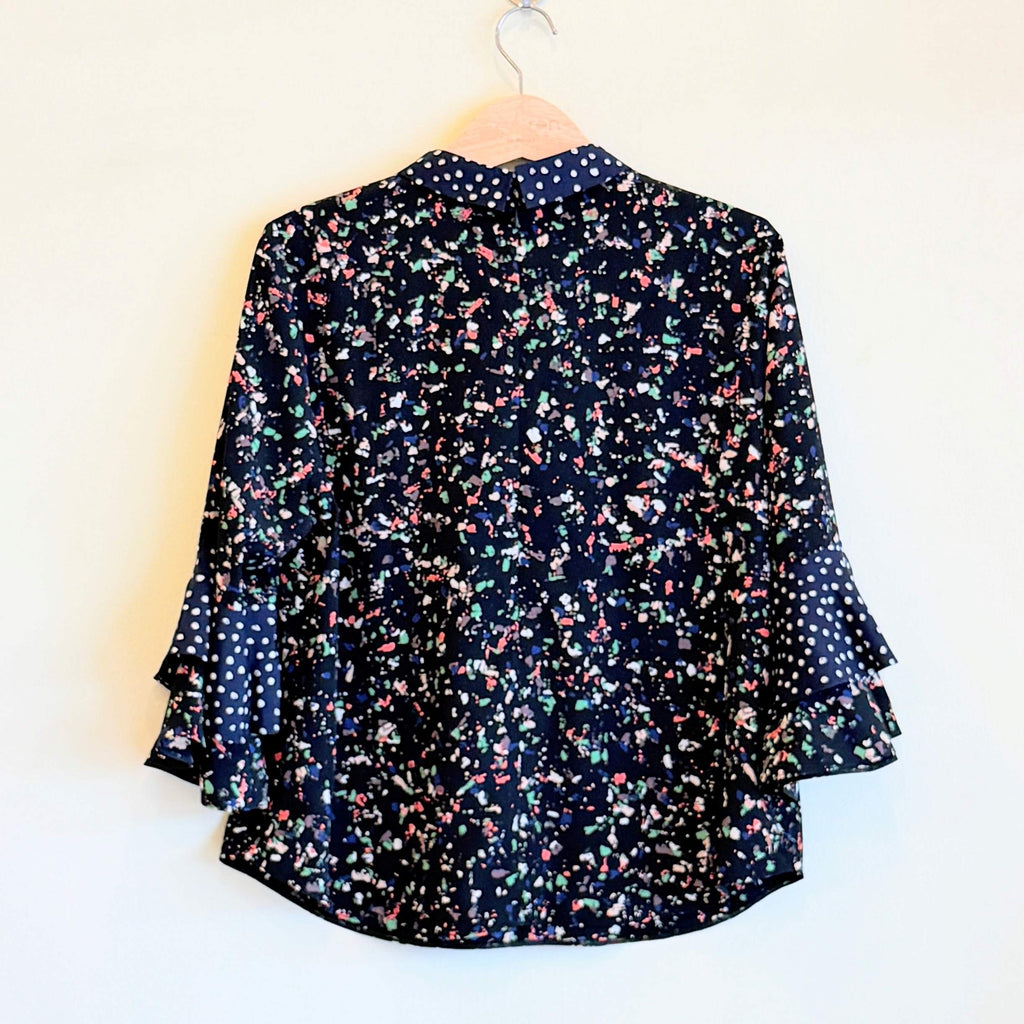 【B-26-B】フリル袖ブラウス