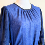 【OP-29-N】ネイビーシフォン