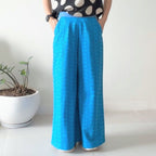 【P-4-Y】ブルーレースコットン