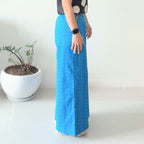 【P-4-Y】ブルーレースコットン