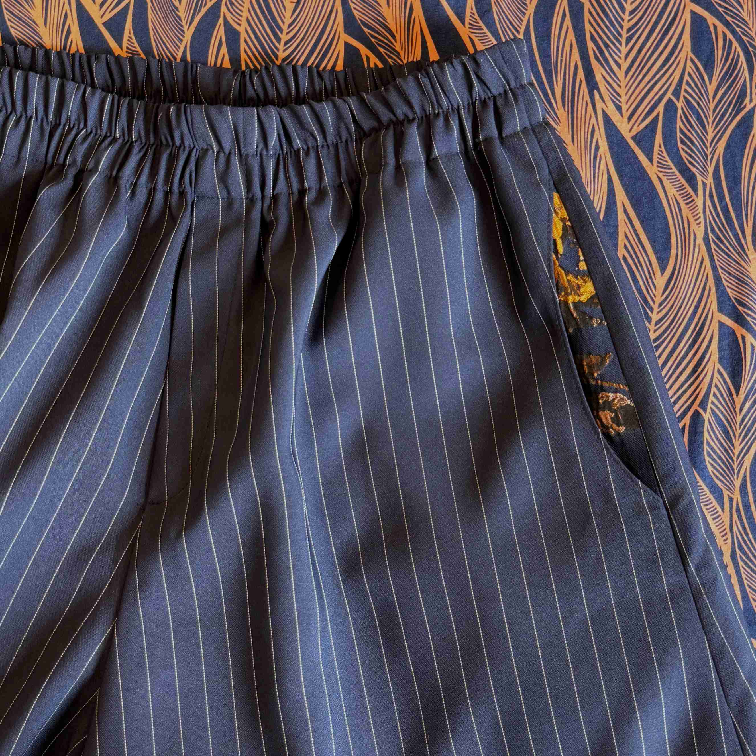 【P-8-N】ネイビーストライプ