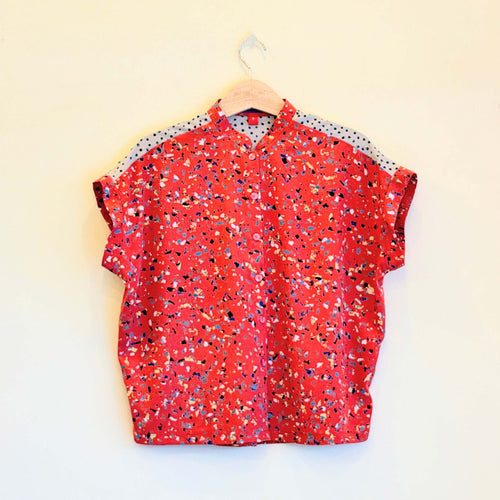 B-21-C オレンジ×ベージュ