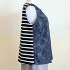 【B-8NS】フラワー×ストライプ