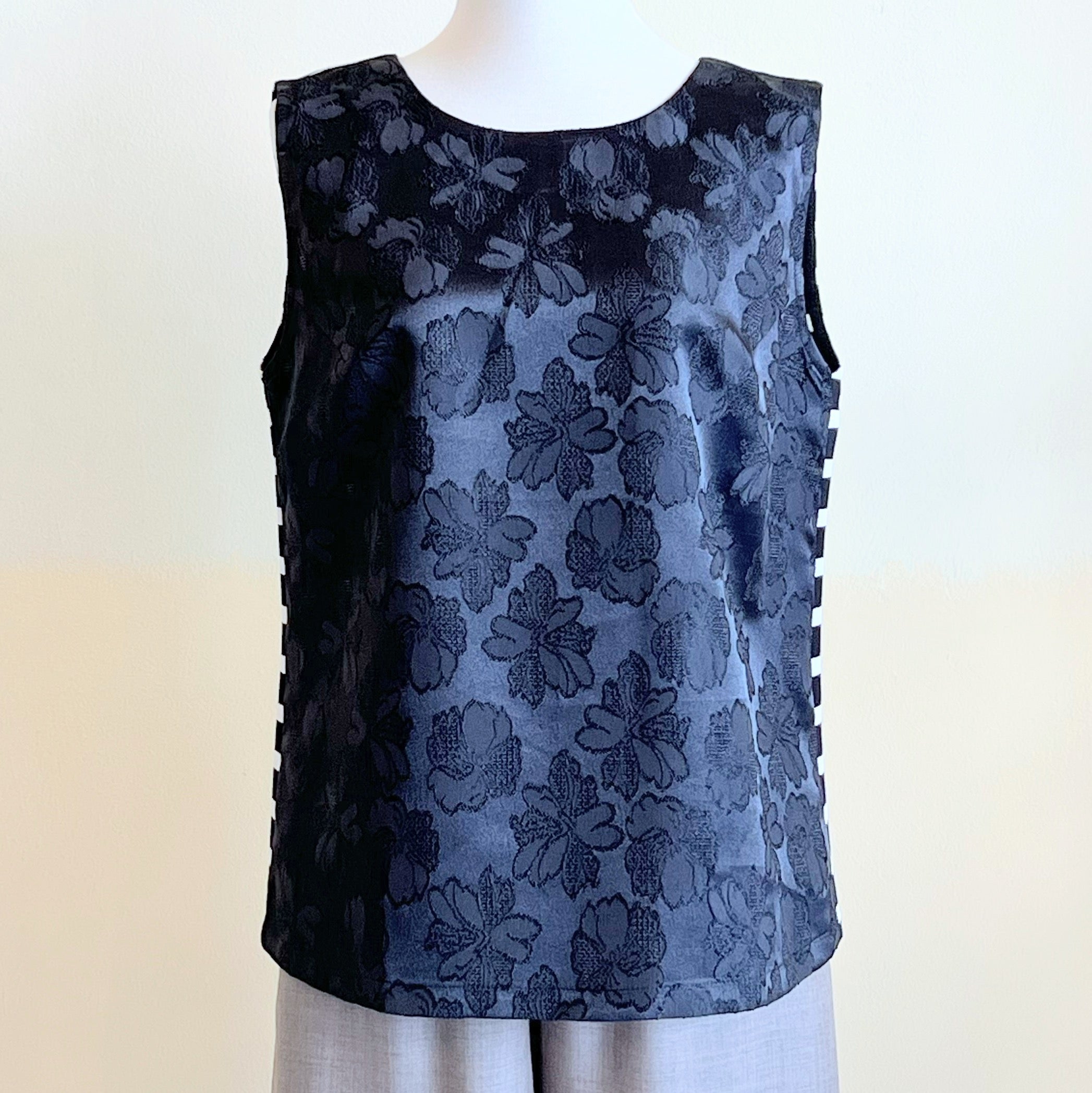 【B-8NS】フラワー×ストライプ