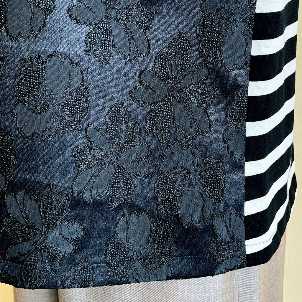 【B-8NS】フラワー×ストライプ