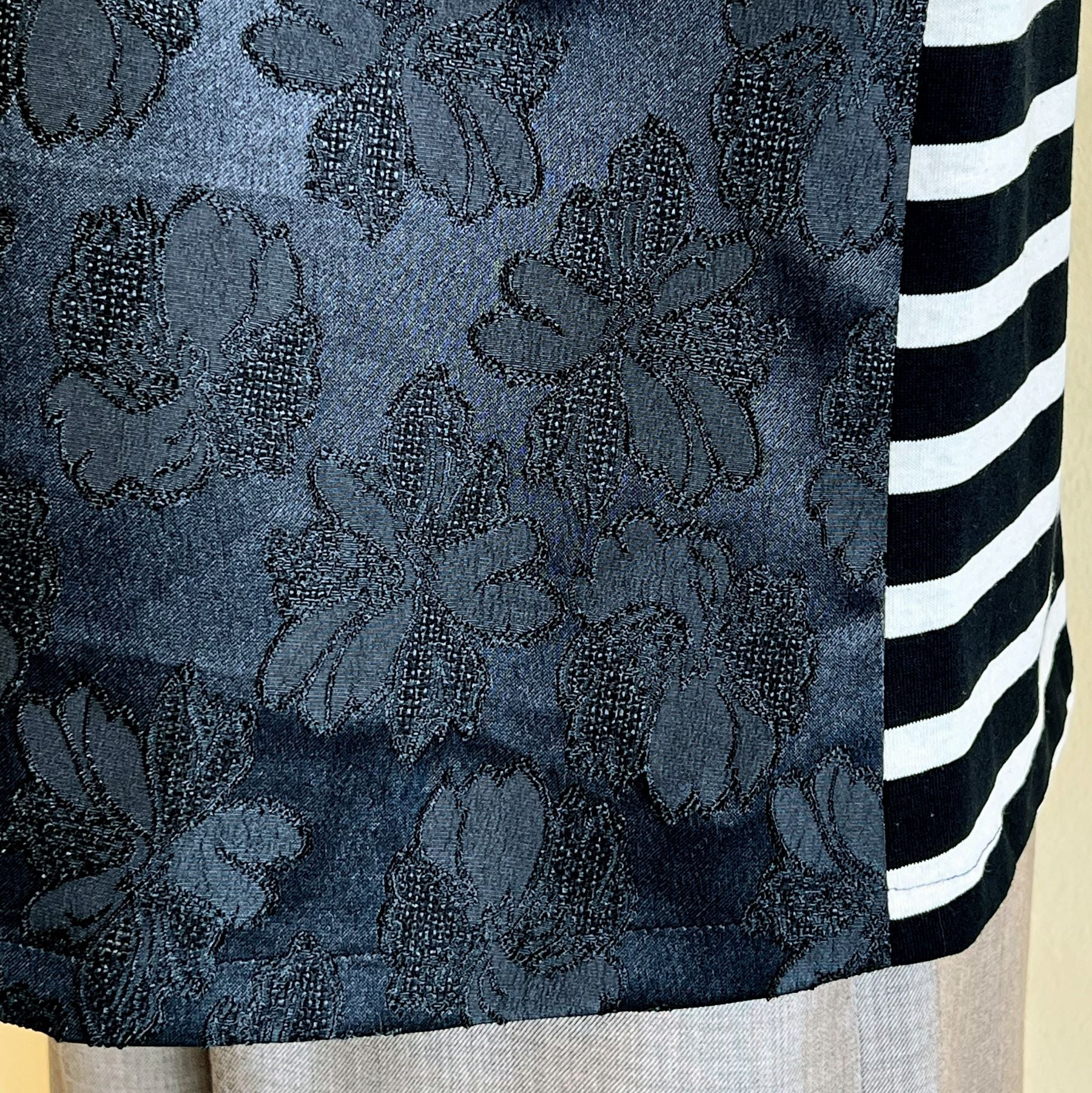 【B-8NS】フラワー×ストライプ