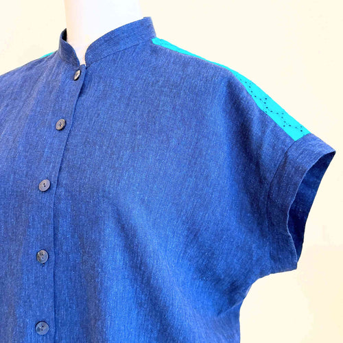 B-21-B　インディゴブルーリネン