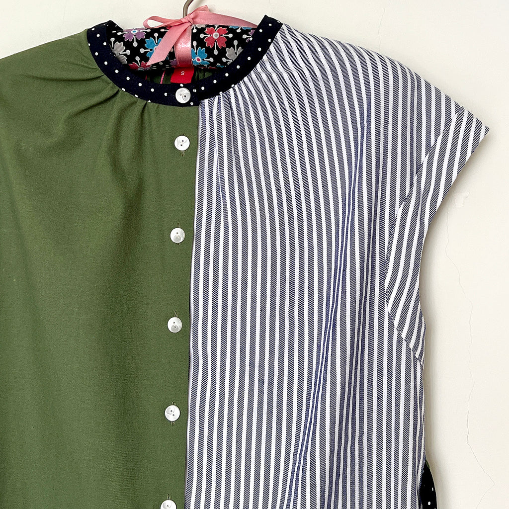 【OP-16】グリーン×ストライプ