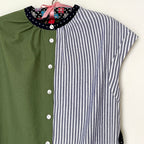 【OP-16】グリーン×ストライプ