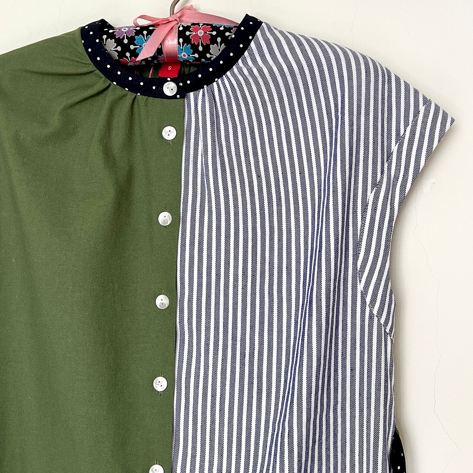 【OP-16】グリーン×ストライプ