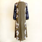 【OP-18LS】花柄×ドット