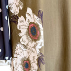 【OP-18LS】花柄×ドット